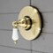Kingston Brass KB3007PL Volume Control with Lever Handle, Brushed Brass KB3007PL - alternate 4
